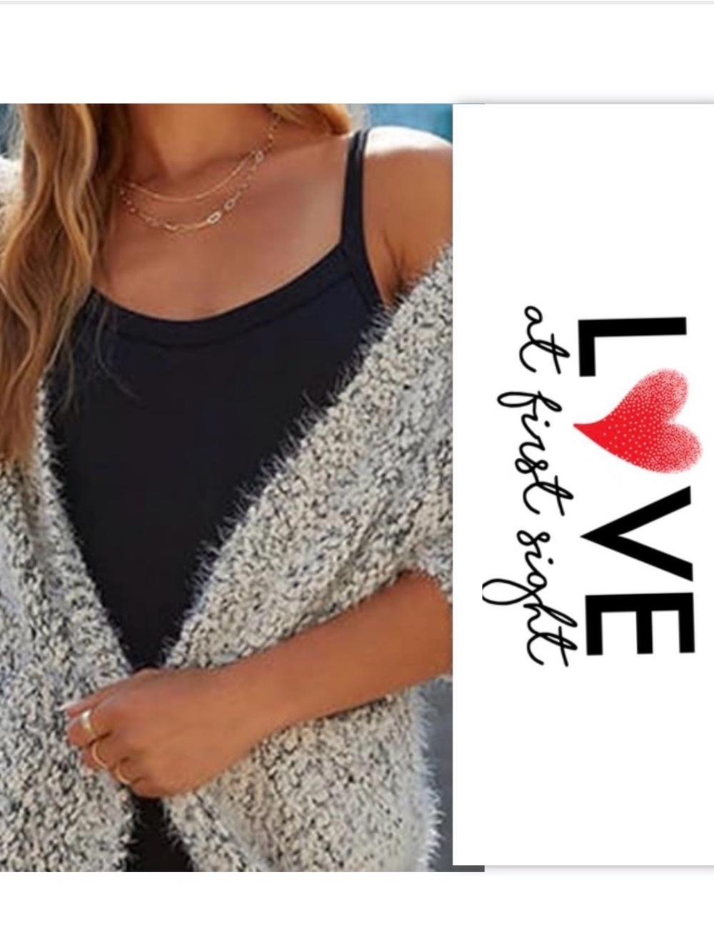 Love At First Sight Textured Open Front MIDI Cardigan